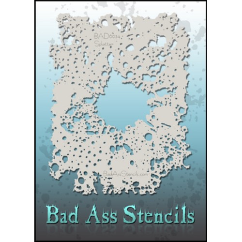 Full Size Bad Ass Stencil 6034 (Splatter 6034)